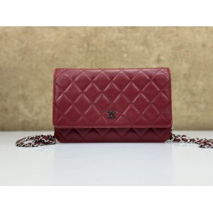 CHANEL A33814 WALLET ON CHAIN SHOULDER BAG
